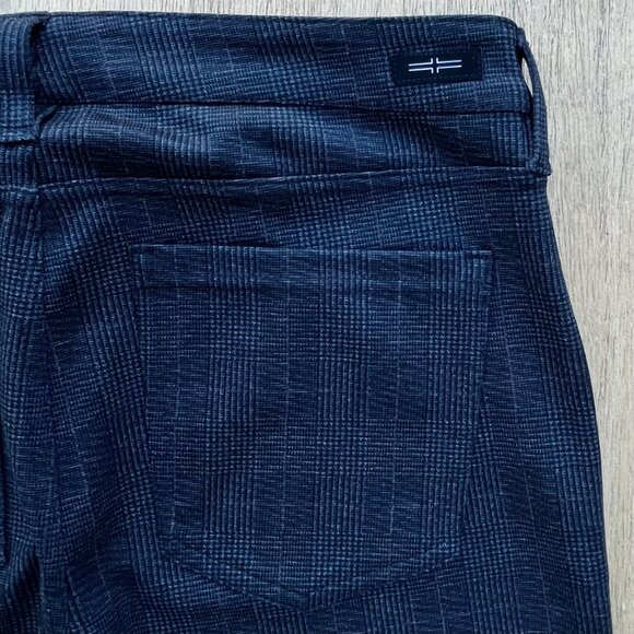 LIVERPOOL PLAID CROPPED DRESS PANTS WOMEN’S 14/32 Petite Gray High Rise Stretch - Picture 7 of 15